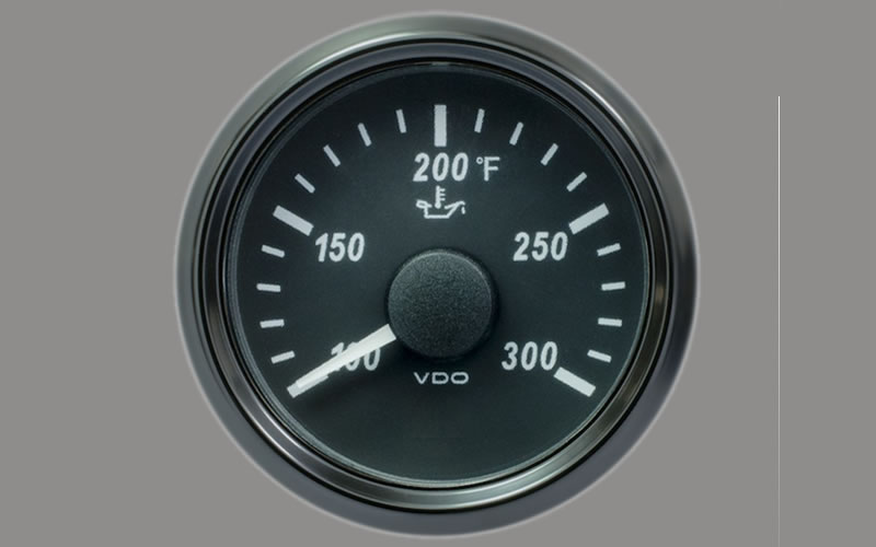 SingleViu Engine Oil Temperature Gauge 300°F